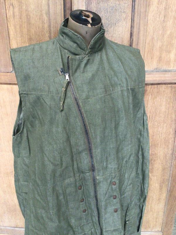 British WW2  1945 Dated  British Army Denim Parachutists Over smock