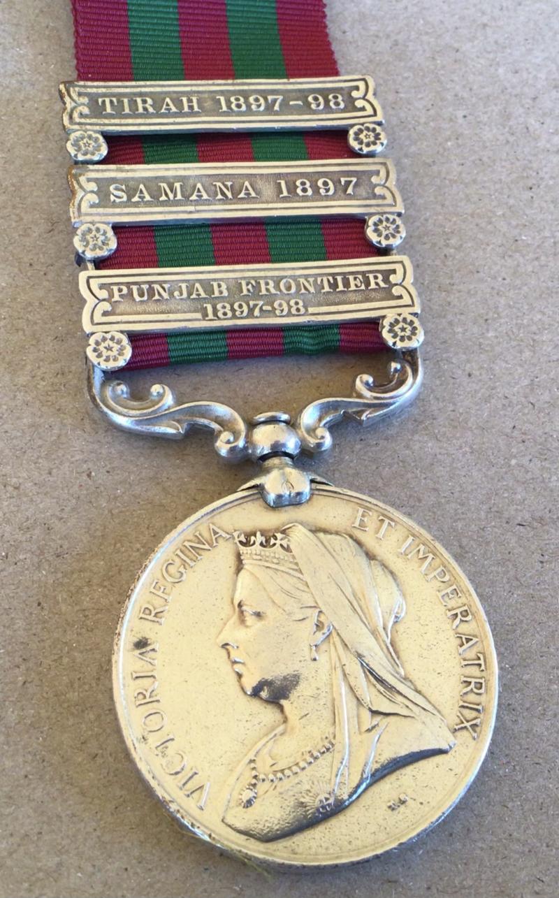 India Medal 1896 - 3 Clasps