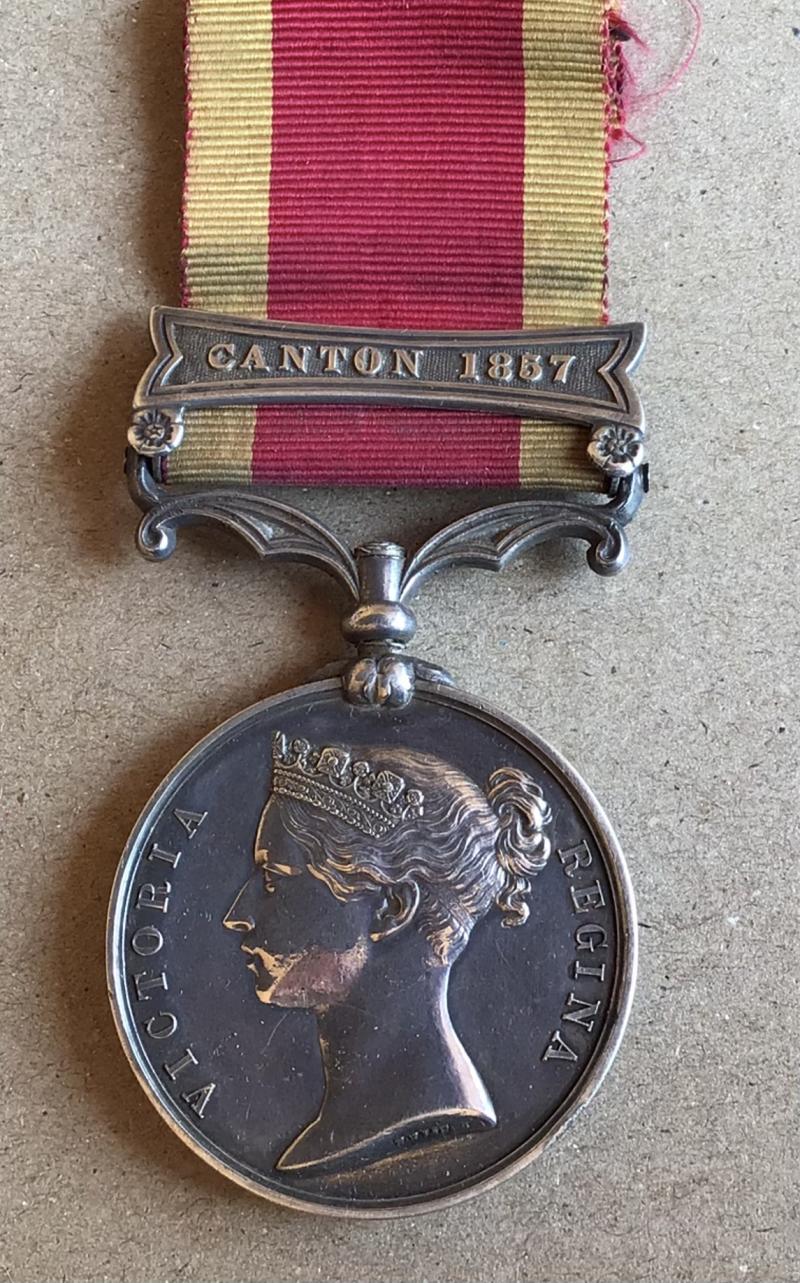 Second China War Medal 1856-1863 - HMS ACORN