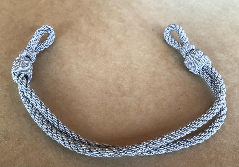 WW2 German Officers Visor Cap Chin Cords