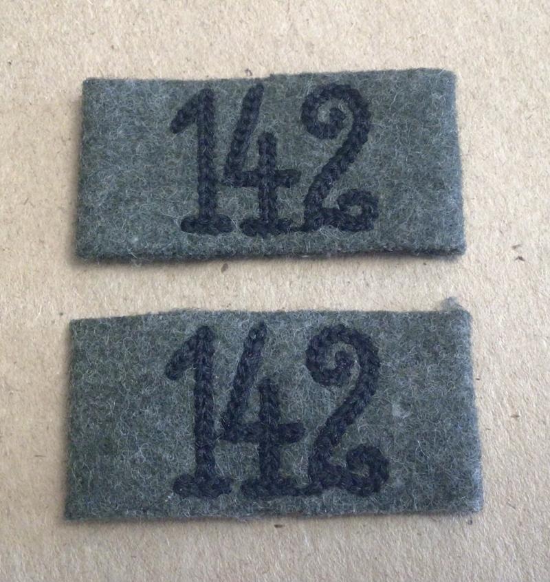 WWII German Army Engineers EM/NCO Shoulder strap slides