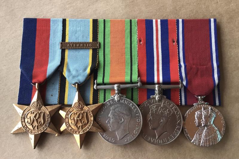 WW2 An Attributed RAF ACE Star Group of 5