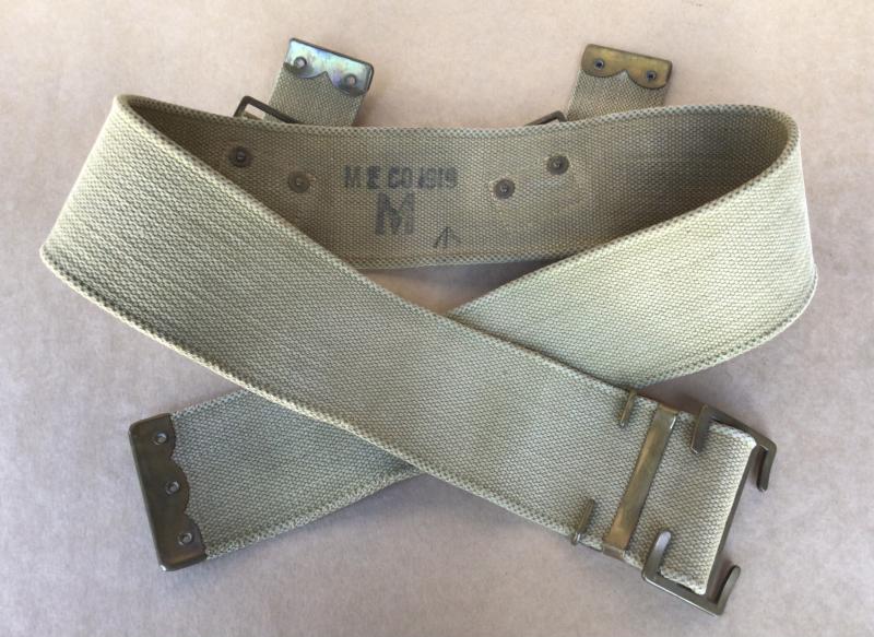 British WW1 Pattern 1908 Web Equipment Belt.