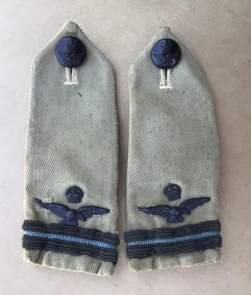 Australia WW2 RAAF Officers KD Shoulder Straps