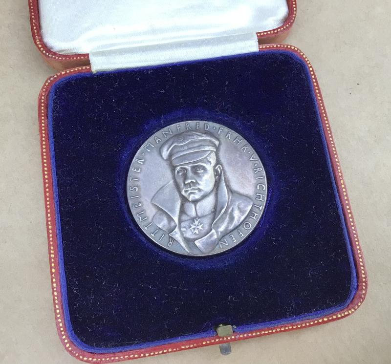KARL GOETZ 1918 Manfred von Richthofen Red Baron Medal