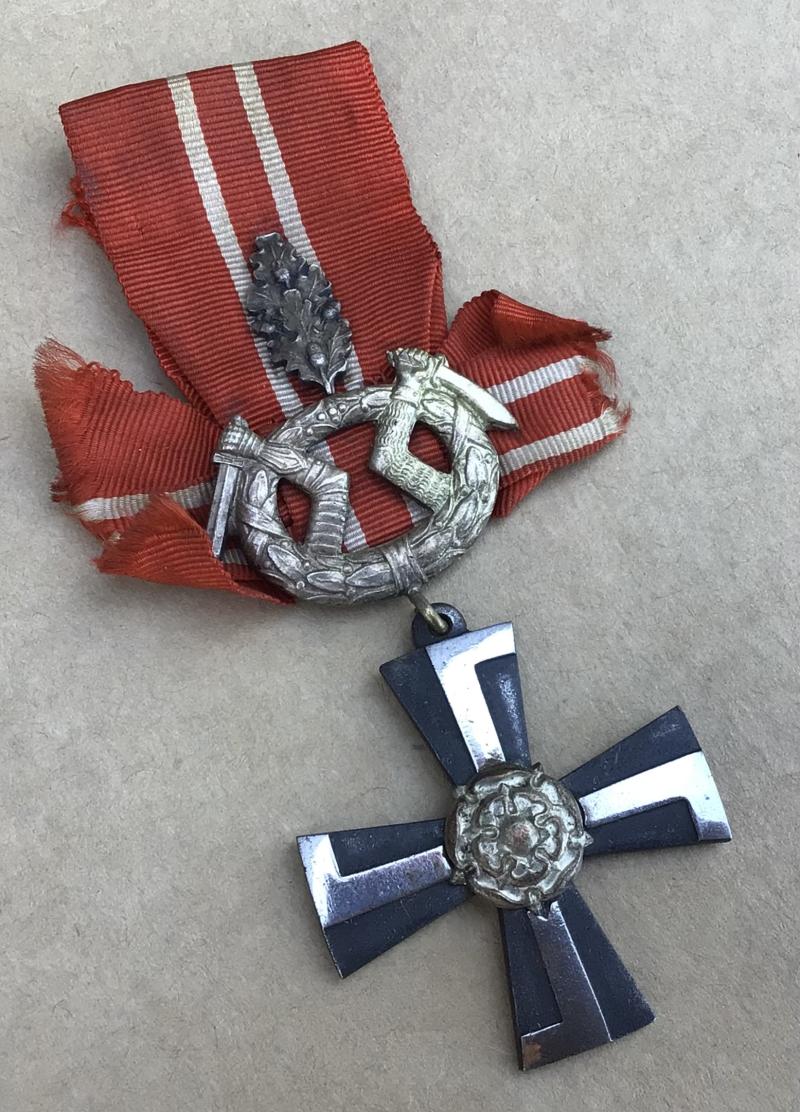 WW2 FINLAND ORDER OF THE CROSS OF LIBERTY 4TH CLASS 1941