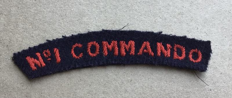 WW2 No.1 Commando Cloth Shoulder Title
