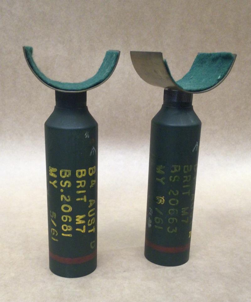 Vietnam War Period 3.5 inch Rocket Display Stands.