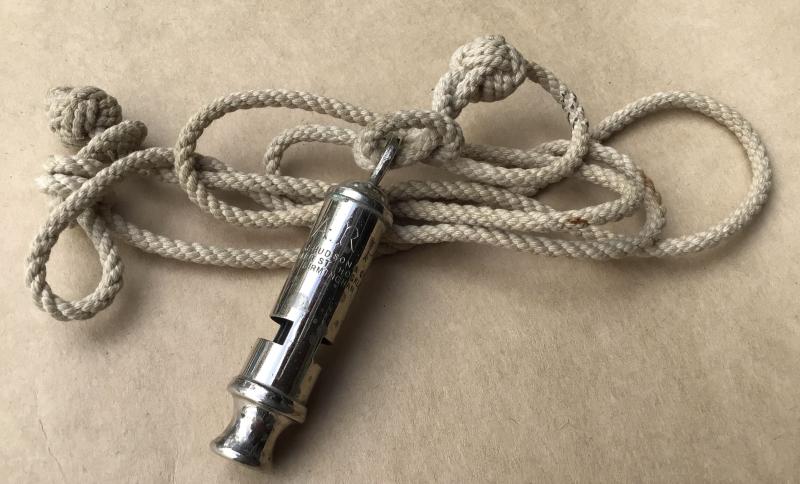 WW2 British ARP Tube Whistle