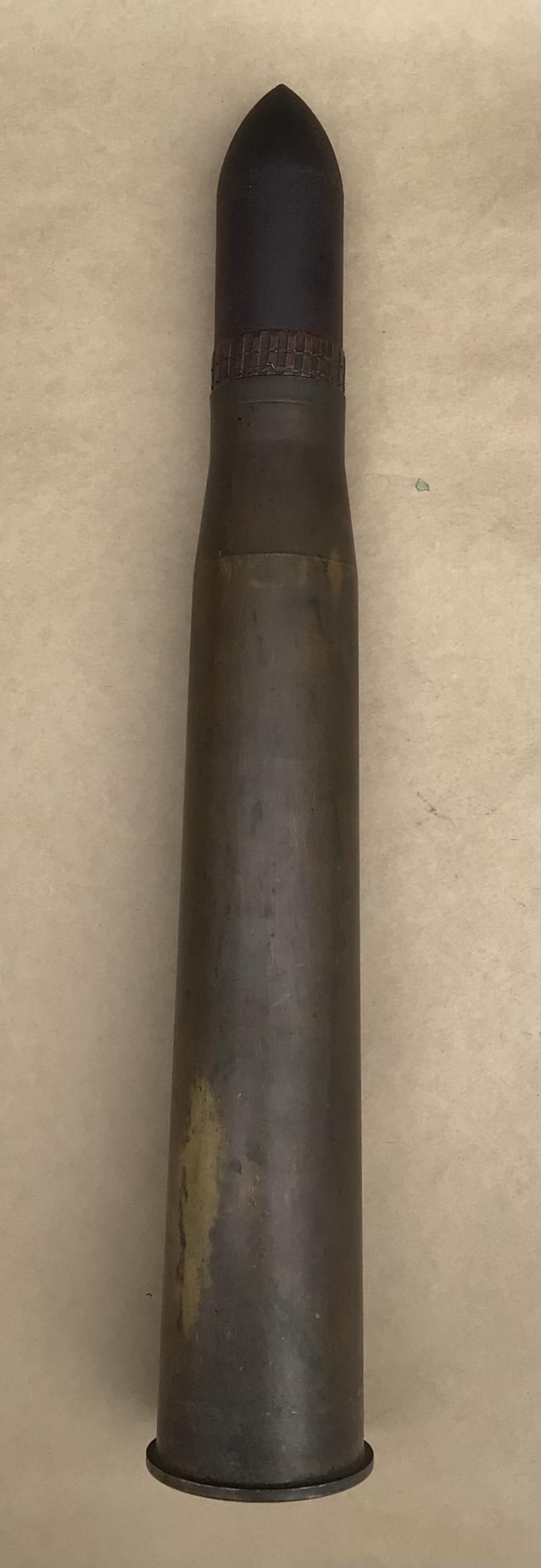 WW2 British 6 Pounder Anti- Tank Round