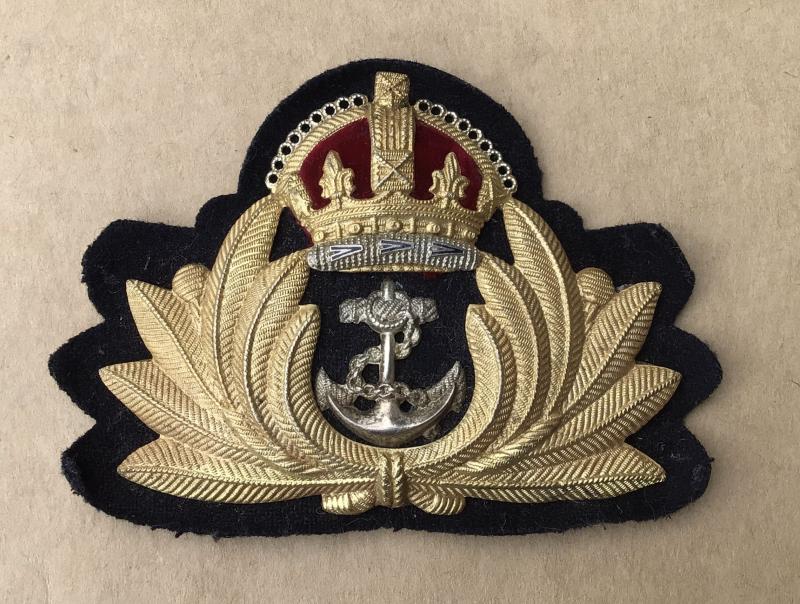 Australia WW2 RAN Officers Hat Badge