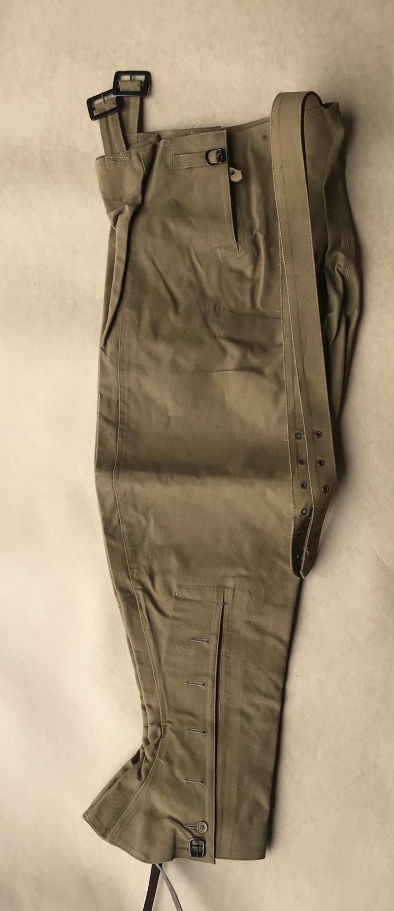 British WW2 Army Despatch Rider Waterproof Trousers