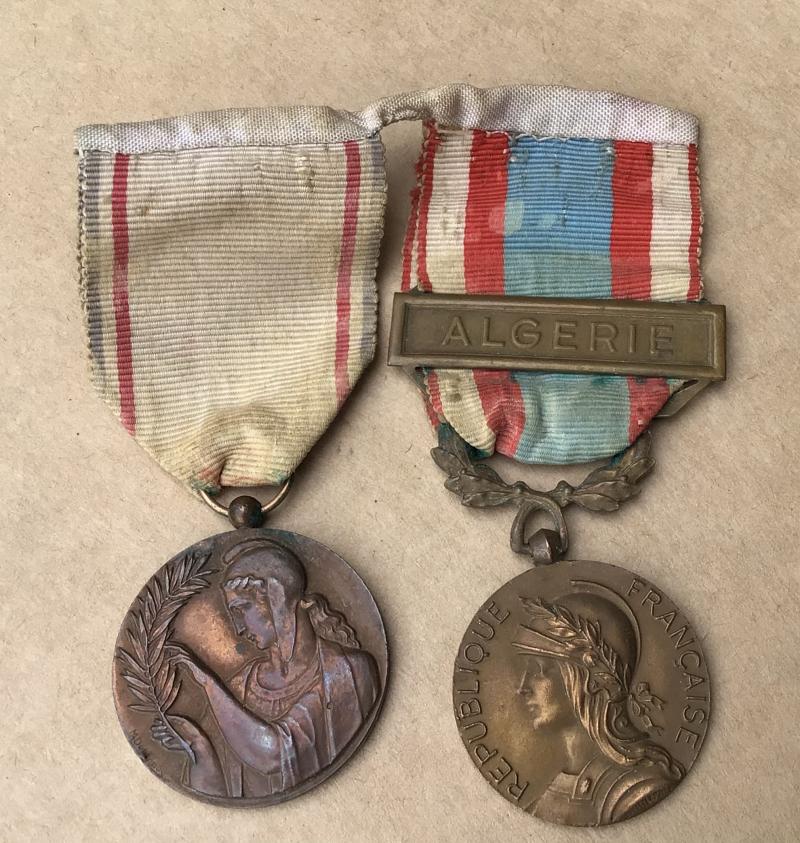 A Pair of 1950’s French North African Medals