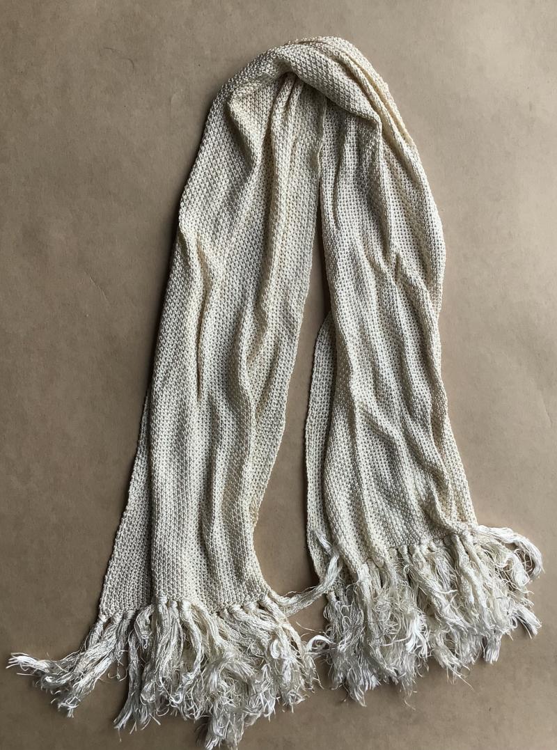 Old Silk Scarf - Perfect for that WW2 RAF uniform