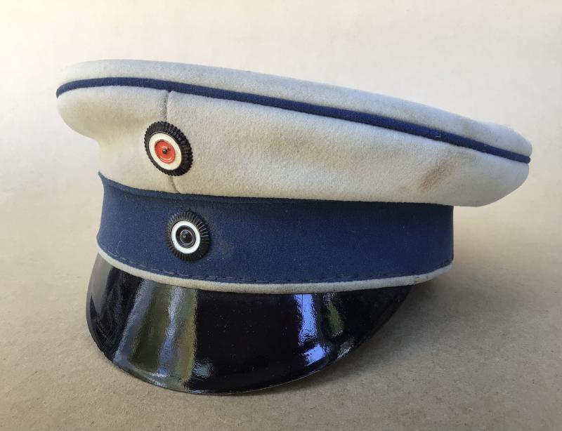 Imperial Germany Guarde Kurrassier NCO Visor Cap