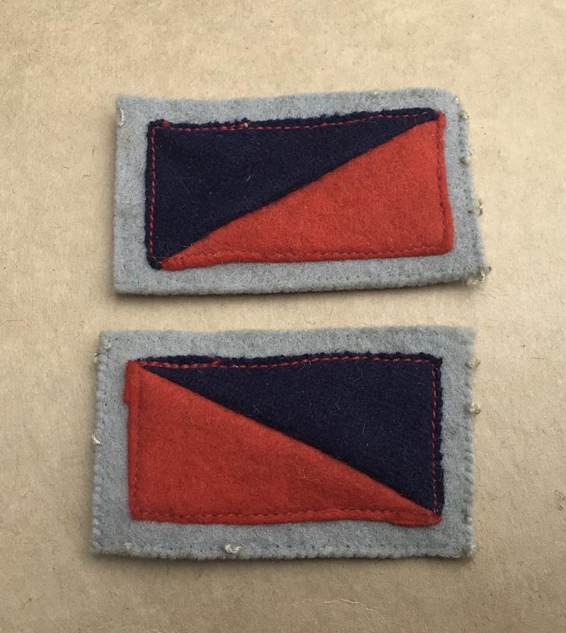 WW2 6th Division Artillery Colour Patches