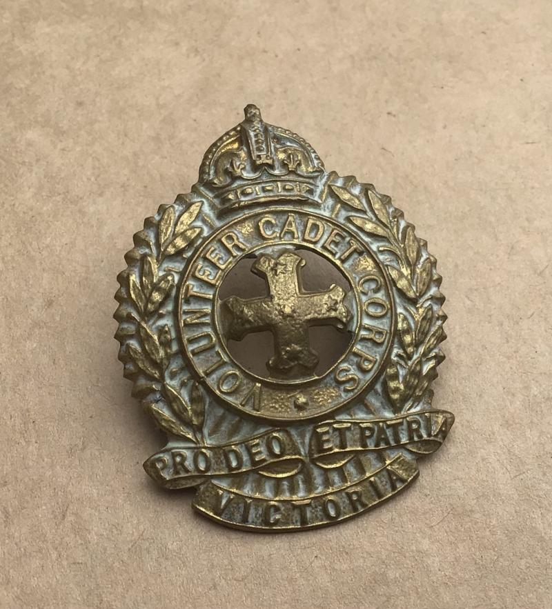 1900-1906 Volunteer Cadet Corps Hat Badge