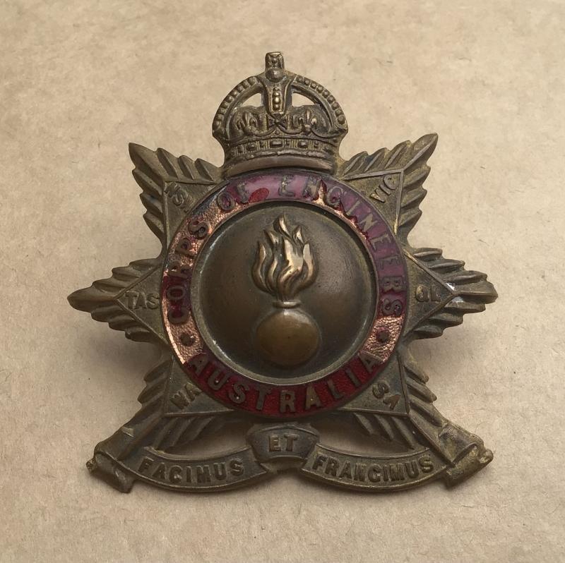 1900-1912 Corps of Engineers Officers Hat Badge