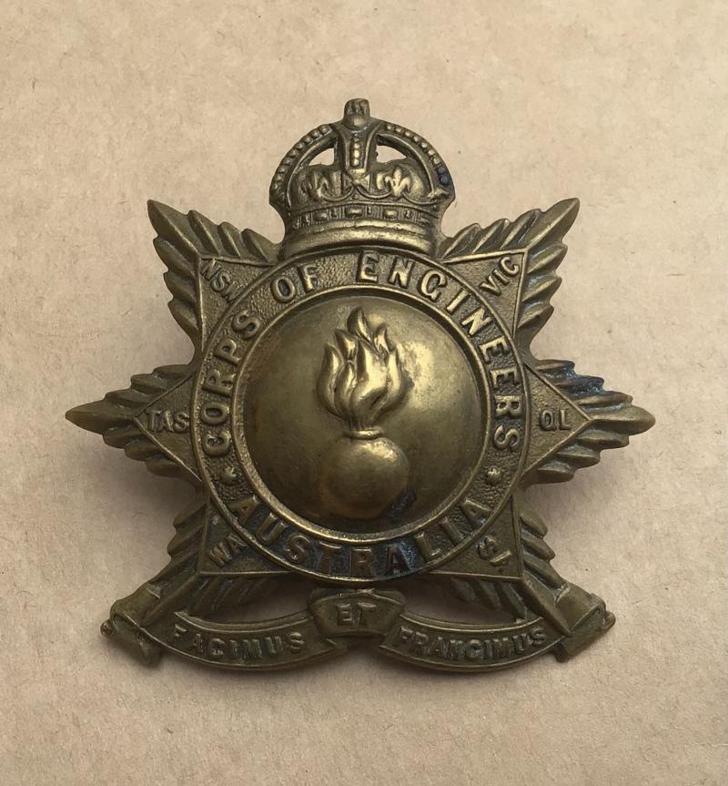 1900-1912 Corps Of Engineers Hat Badge
