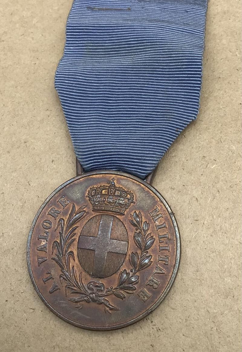 Italy, Kingdom,  Al Valore Medal in Bronze