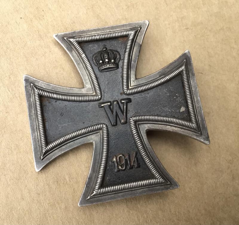 WW1  1914 Iron Cross 1st class