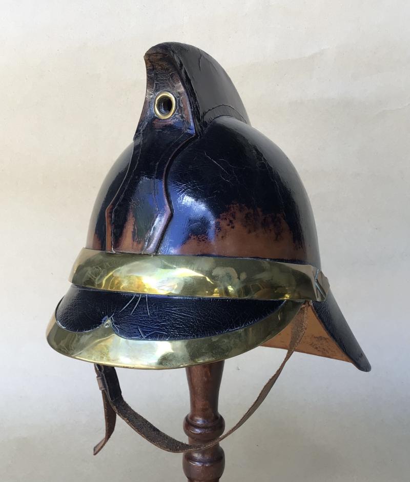 British “Hendry” Pattern Fireman’s Leather Helmet