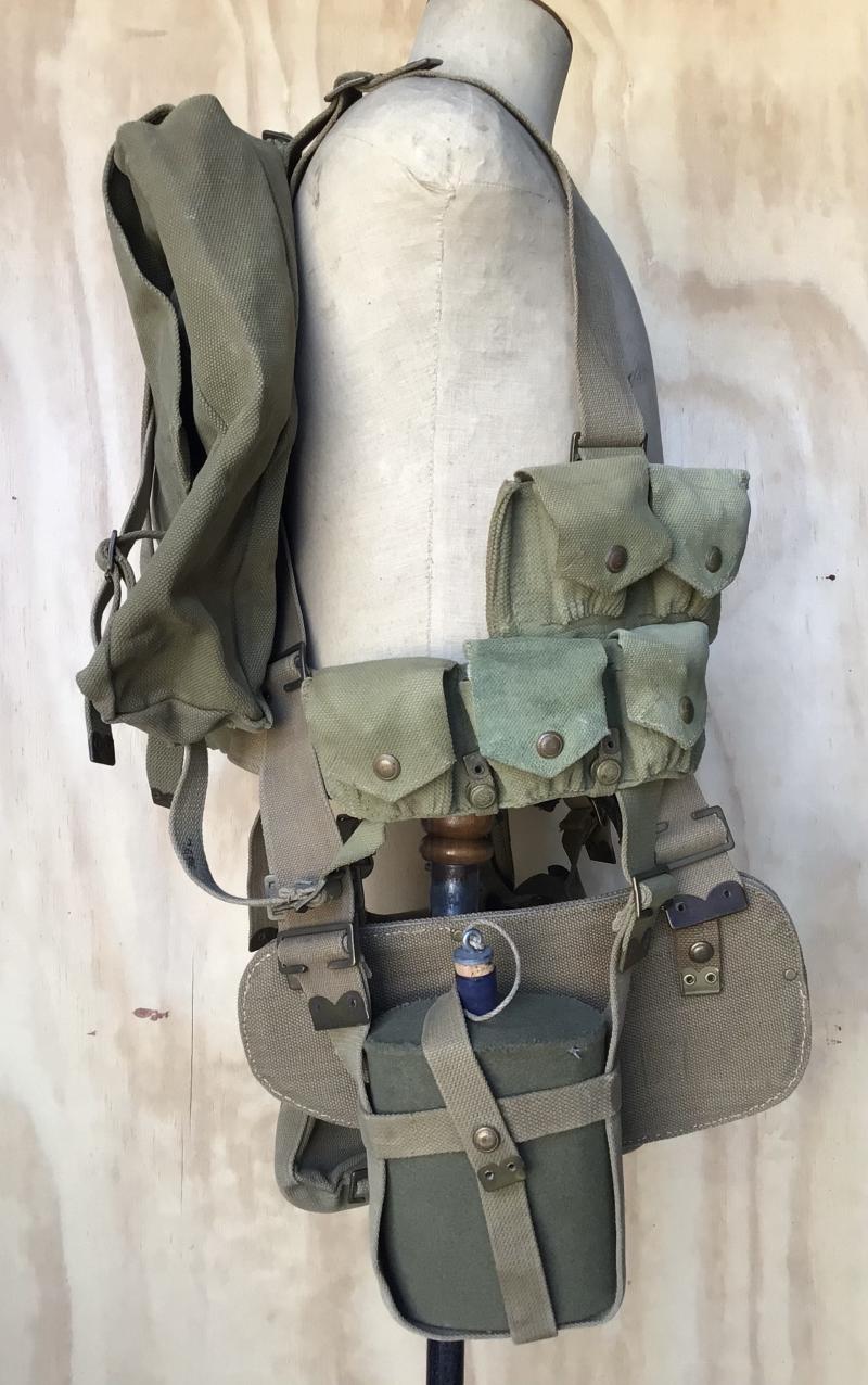 WW1 Pattern 1908 Infantry Webbing - Complete set.