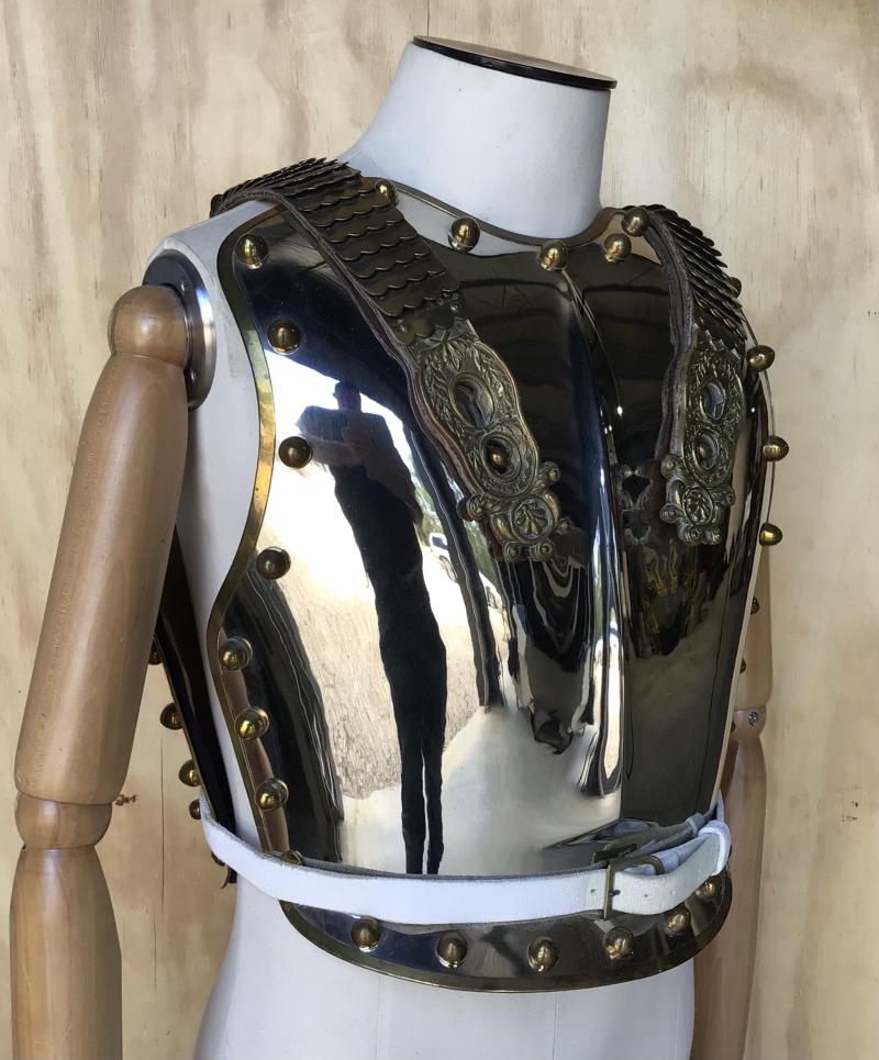 British Household Cavalry Cuirass and storage bag