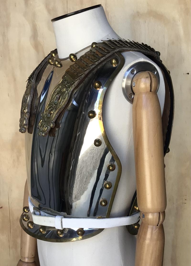 British Household Cavalry Cuirass and storage bag