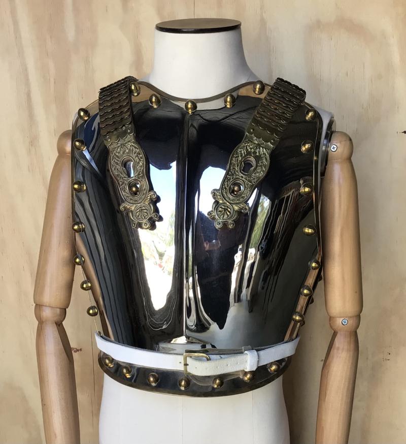 British Household Cavalry Cuirass and storage bag