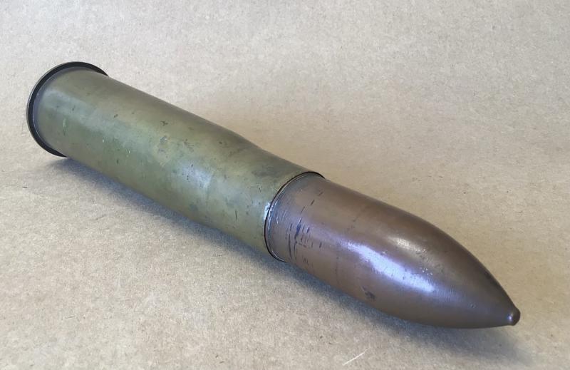 c.1890’s 38x 195 R Nordenfelt Round.