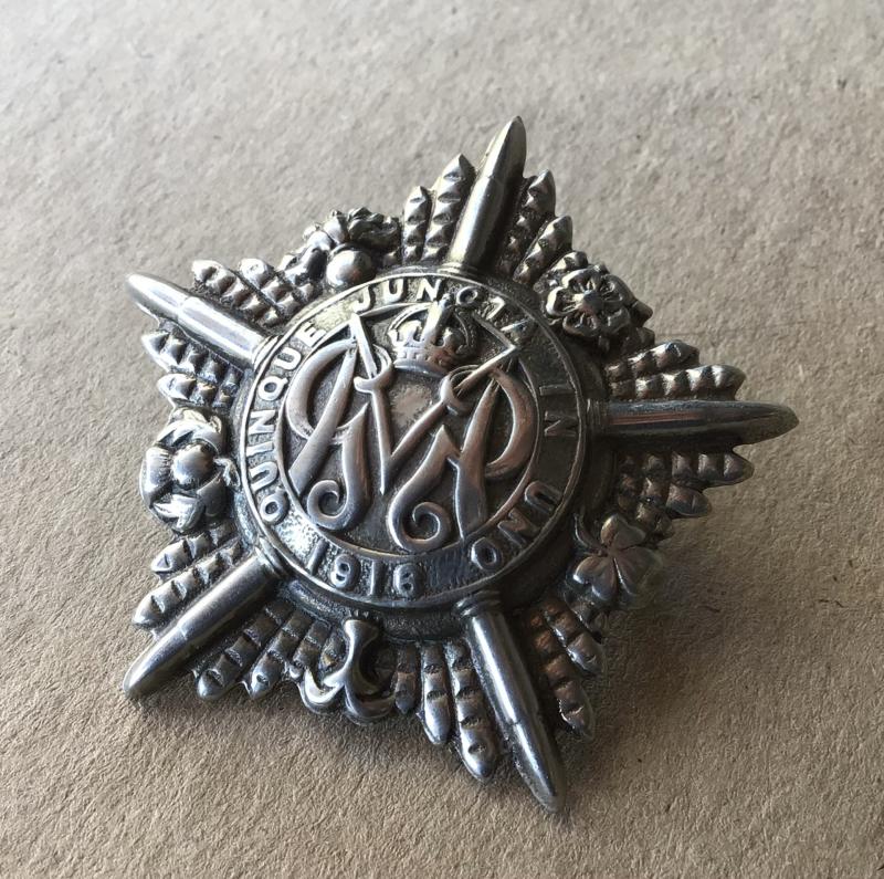 WW1 British Guards Machine Gun Regiment , other ranks cap badge, 1917–18