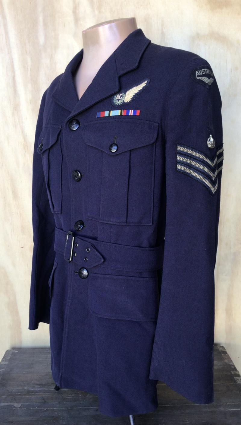 WW2 RAAF Bomber Command Named 166 Squadron Air Gunners Tunic