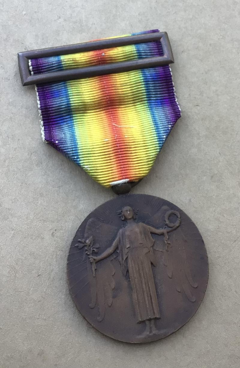 Portugal WW1 Victory medal, Official type 2 ball suspender with Buckle