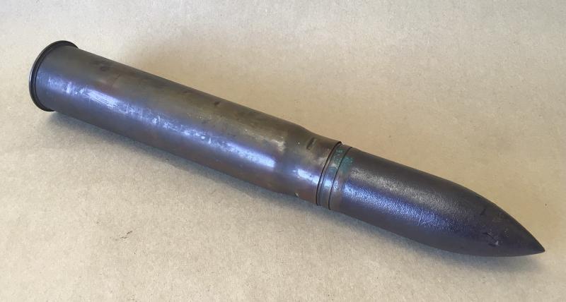 British 6 Pounder Artillery Round 1902 Dated
