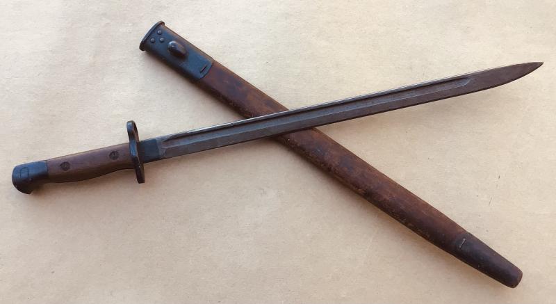 British WW1 Pattern 1907 Bayonet 1915 Dated