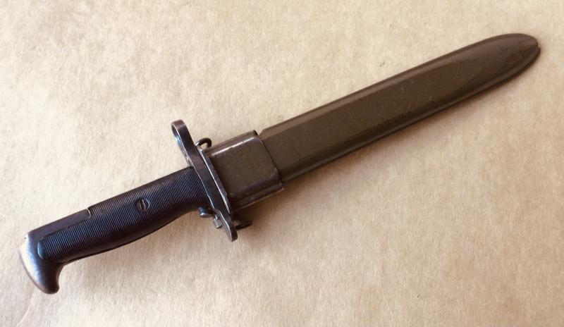 WW2 US M1 Garand Bayonet.