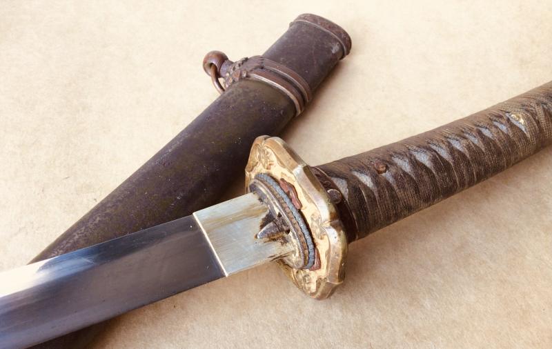 WWII Japanese Army Officer Shin Gunto Type 98 Sword - Signed