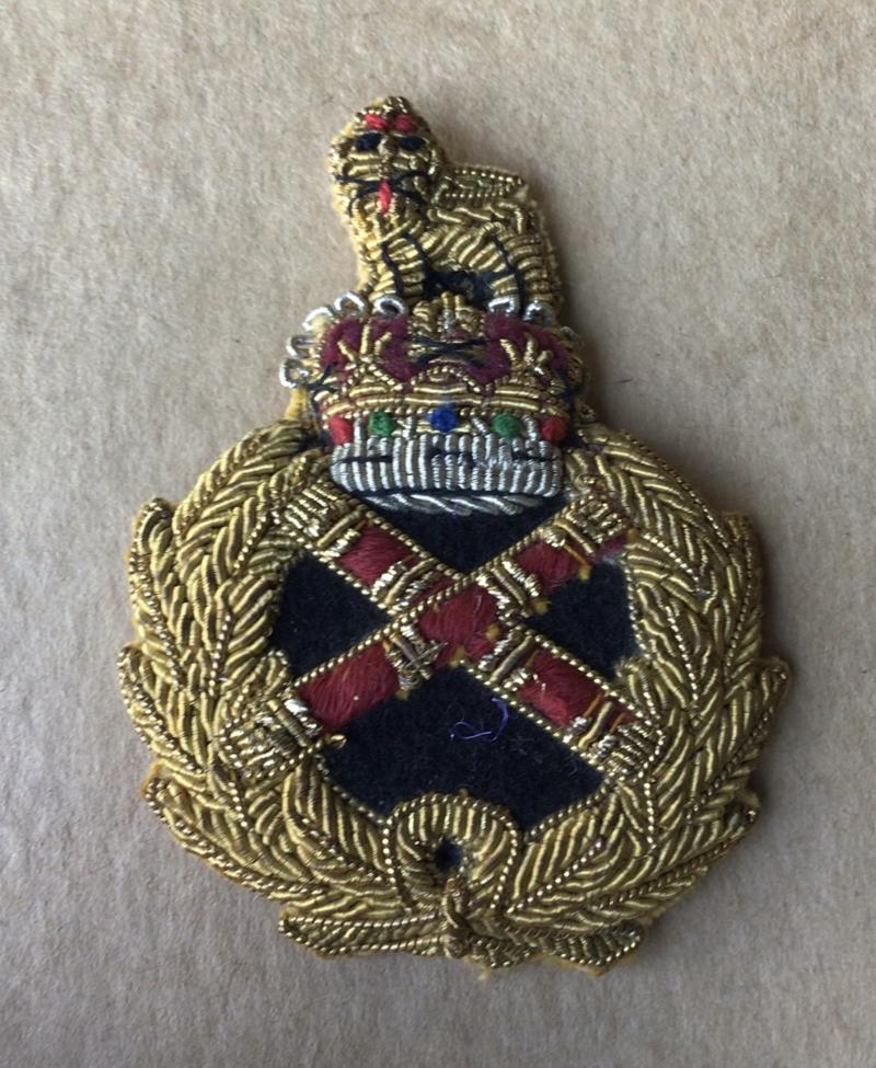 British Field Marshal Hat Badge