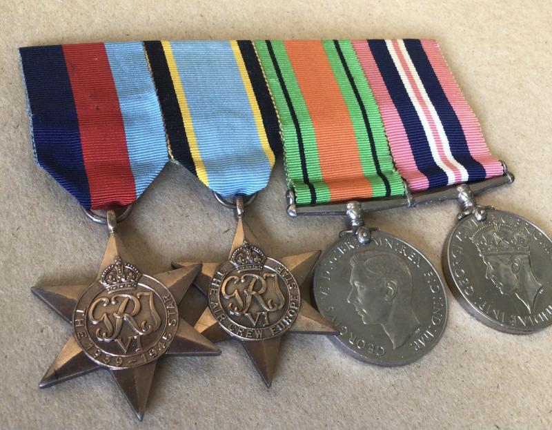 British WW2 Air Crew Europe Medal Group.