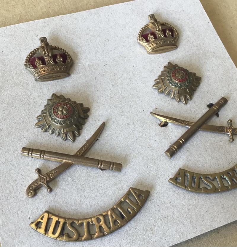 Australia c.WW1 -WW1 Army Generals Rank Insignia