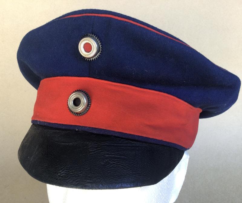 Imperial Prussian Officers Service Dress Visor Cap