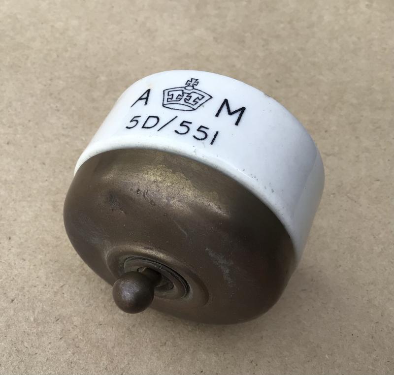 WW2 RAF Air Ministry Aircraft Ground Light Switch