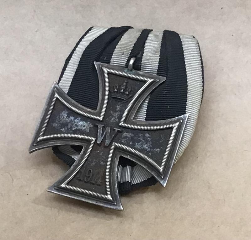 Germany WW1 Court Mounted 1914 Iron Cross 2nd Class