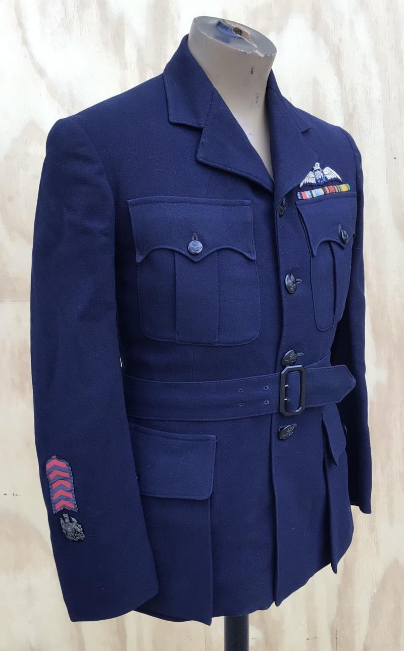 Australia WW2 Attributed RAAF 159 Squadron Warrant Officer Pilot Tunic
