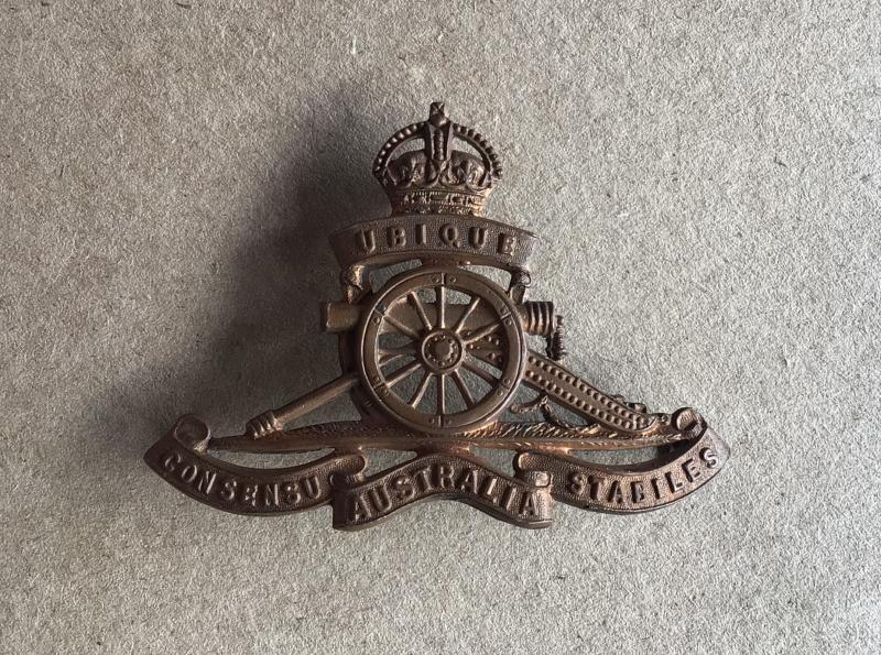 1912-42 Royal Australian Artillery Hat Badge