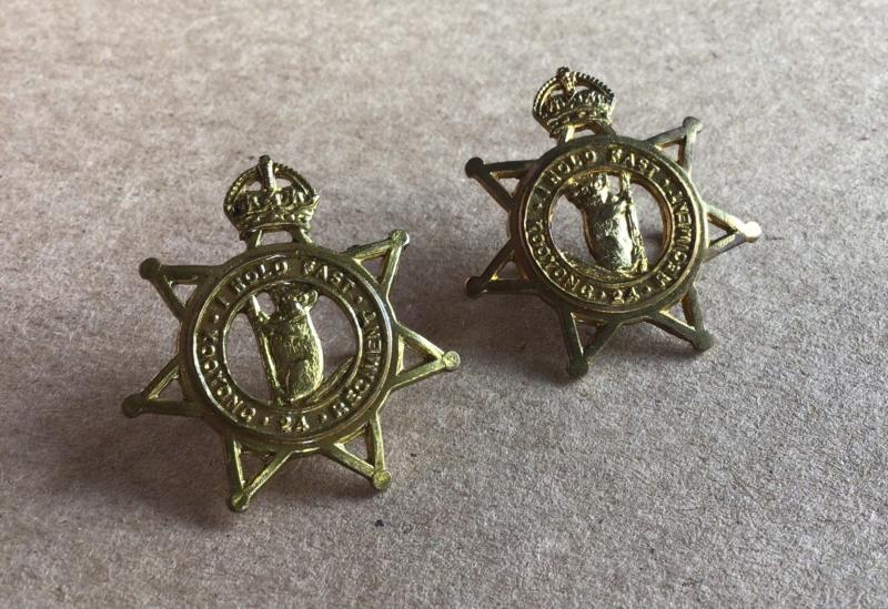 1930-42 24th Infantry Battalion Collar Badges