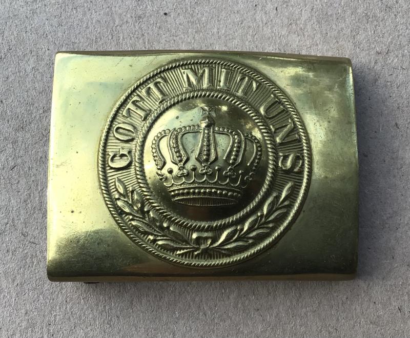WW1 Prussian Other Ranks Brass Belt Buckle