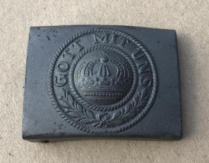 WW1 Prussian Other Ranks Brass Belt Buckle