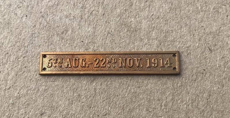 British WW1 “Mons” Claps to the 1914 Star
